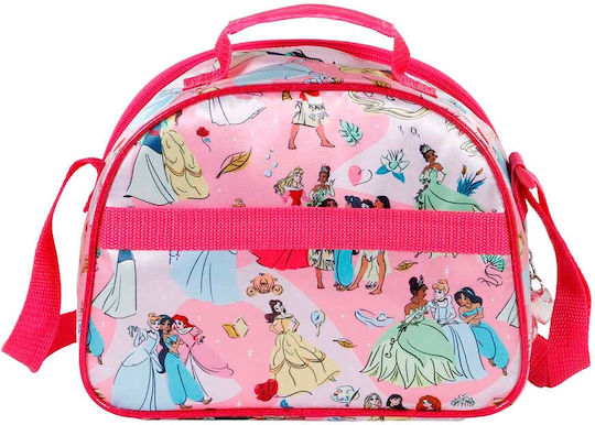 Karactermania 3D Kids' Insulated Shoulder Bag 4L Pink Disney Princess 25.5x10x10x20cm