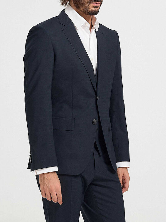 Hugo Boss Men's Winter Suit Slim Fit BLUE