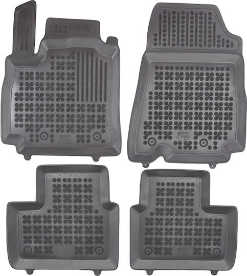 Rezaw Plast Set of Front and Rear Mats 5pcs for Renault Arkana 2021+ Black