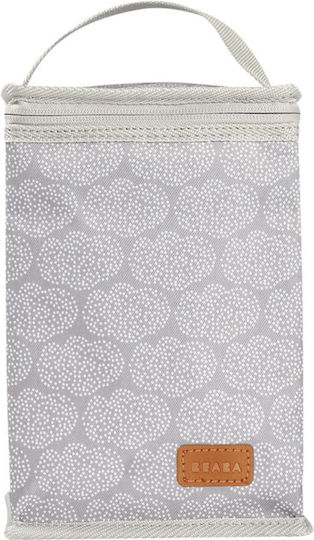 Beaba Tiny Clouds Geantă Izotermică De Mână Gri Pentru Prânz Școlar 15x13x22.5cm