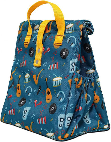 The Lunch Bags Lunchbags Kinder Lunchtasche Isoliert Imbiss-Tasche 5lt Schwarze 21x16x24cm