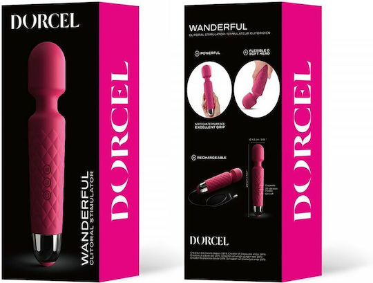 Dorcel Wanderful Δονητής Μασάζ 20cm Ροζ