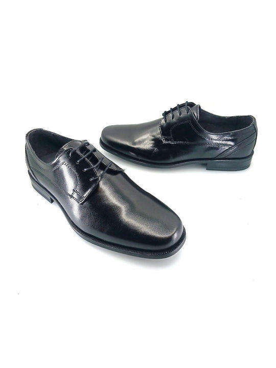 Leder Herren Freizeitschuhe Schwarz