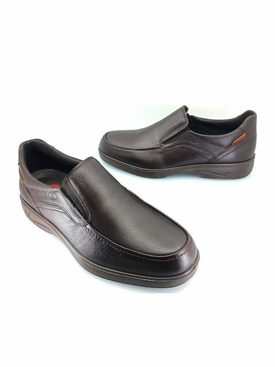 Men's Leather Casual Shoes Brown