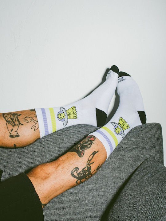 American Socks Κάλτσες Λευκές