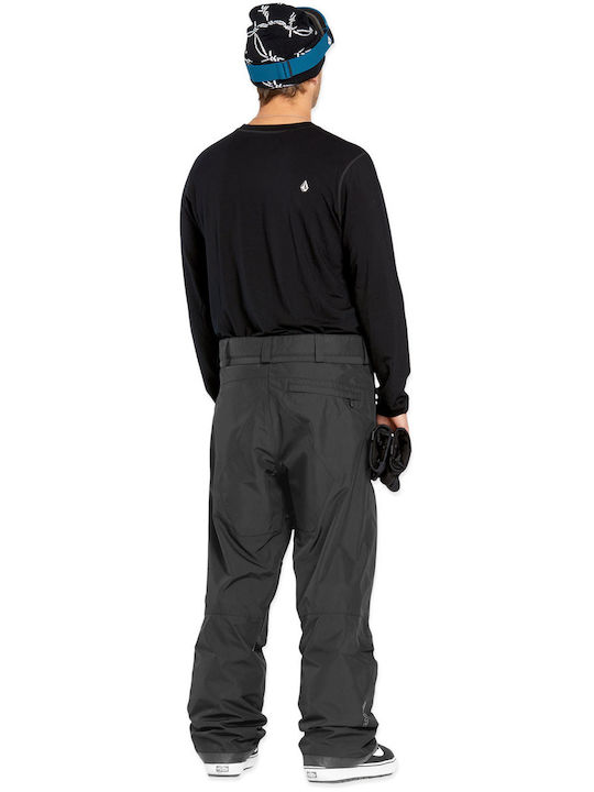 Volcom Gore-tex G1352519-BLK Men's Trousers for Ski & Snowboard Black