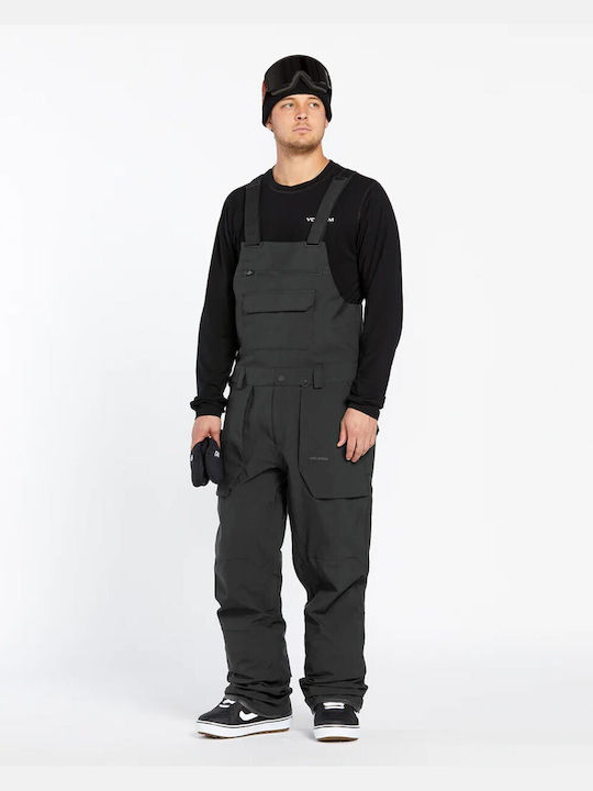 Volcom G1352508-BLK Men's Dungarees for Ski & Snowboard Black