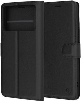 Techsuit Diary Wallet Δερματίνης Μαύρο (Poco F6 Pro)