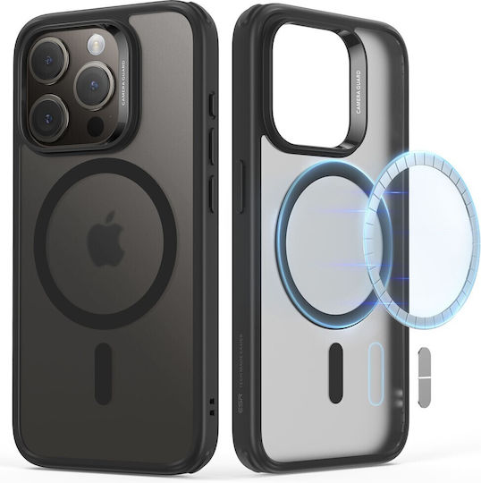 ESR Classic Hybrid Halolock Back Cover Silicone / Plastic 0.7mm Black (iPhone 16 Pro Max)