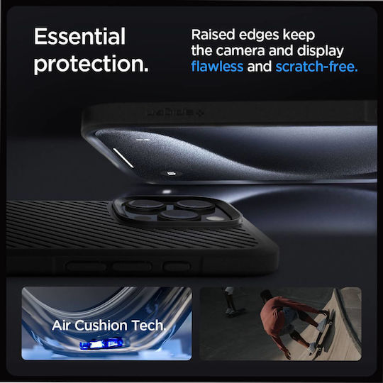 Spigen Core Armor Umschlag Rückseite Silikon 1.2mm Schwarz (iPhone 17 Pro Max / iPhone 17 Pro / iPhone 16 Pro Max)