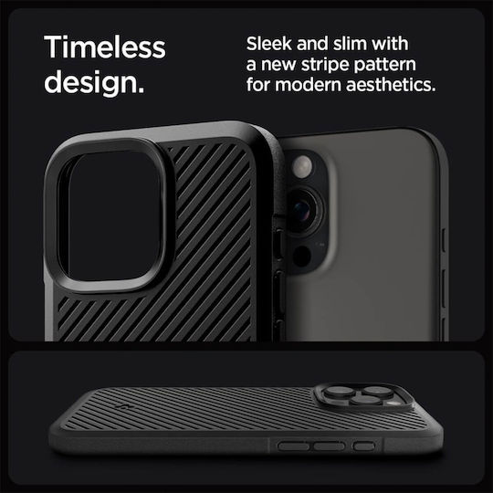 Spigen Core Armor Umschlag Rückseite Silikon 1.2mm Schwarz (iPhone 17 Pro Max / iPhone 17 Pro / iPhone 16 Pro Max)