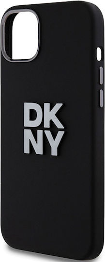 DKNY Liquid Back Cover Plastic / Silicon Negru (iPhone 13)