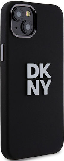 DKNY Liquid Back Cover Plastic / Silicon Negru (iPhone 13)