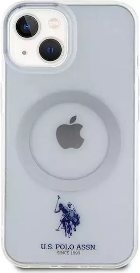 U.S. Polo Assn. Magsafe Collection Back Cover Silicone / Plastic Transparent (iPhone 15)