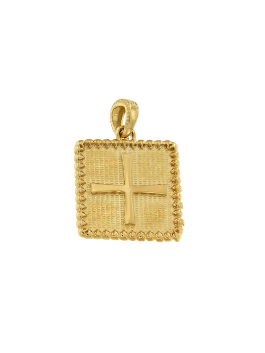 Kontopoulos Charm Amulet Constantine from Gold 14K with Pearls