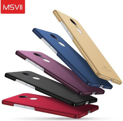 MSVII Matte Ring Back Cover Μωβ (Redmi Note 4X (Snapdragon))