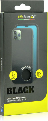 Fonex TPU 0.6mm Задна корица Силикон 0.6мм Черен (Galaxy A02s)