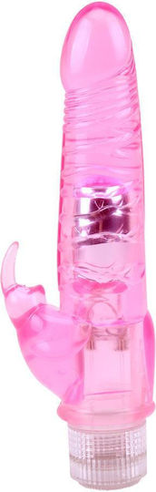 Chisa Novelties Vibrator Stimulator Ρεαλιστικός Δονητής 23cm Ροζ