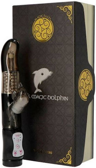 Toyz4lovers Magic Tales Magic Dolphin Mini Вибратор Заек 10.5см Черен