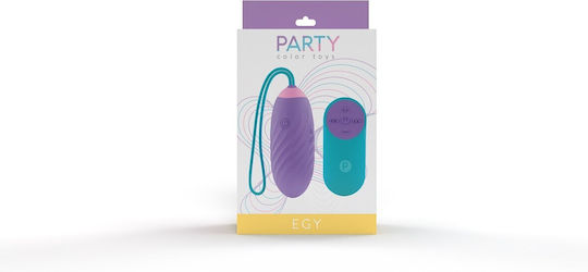 Party Color Toys Δονητής Egg Μωβ