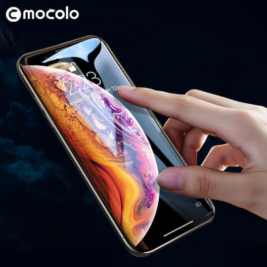 Mocolo 2.5D Пълно лепило Закалено стъкло за цялото лице (Oppo A74)