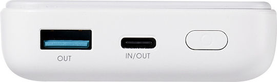 Joyroom JR-W020 MagSafe Power Bank 10000mAh 20W με Θύρα USB-A και Θύρα USB-C Power Delivery Λευκό