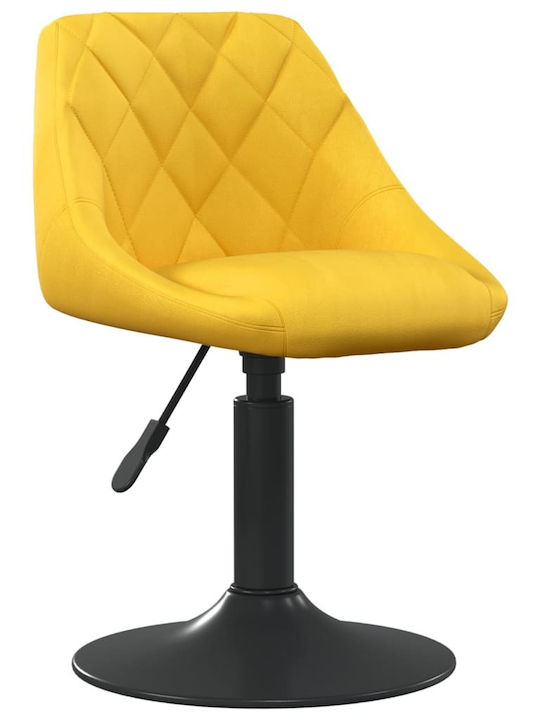 Rotating Chair Visitor in Yellow Color 46x44x62cm 6pcs