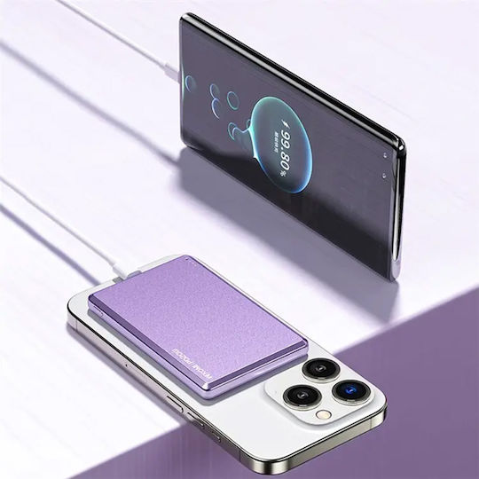 WK WP-30 MagSafe Power Bank 5000mAh 20W Power Delivery Μαύρο