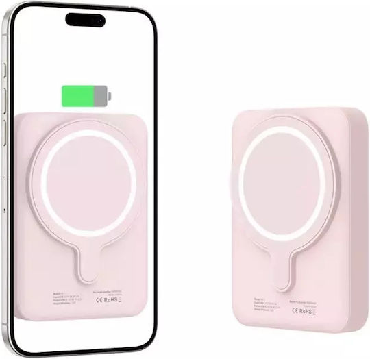 Tech-Protect PB11 Lifemag MagSafe Power Bank 10000mAh 15W με Θύρα USB-C Ροζ