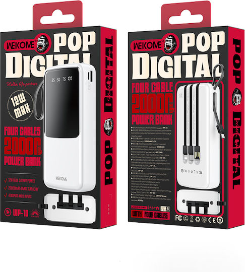 WK WP-10 Power Bank 20000mAh 12W Gelb