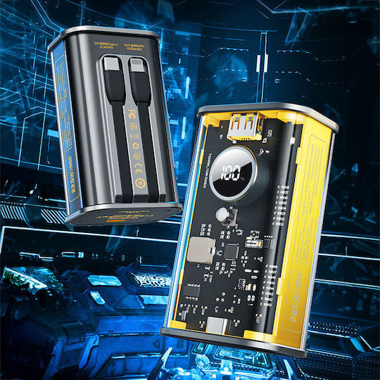 WK Wp-345 Power Bank 10000mAh 20W Power Delivery Μαύρο