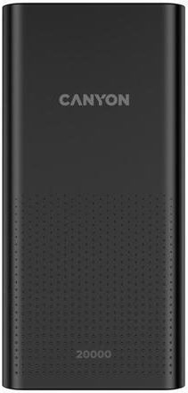 Canyon PB-2001 Power Bank 20000mAh με 2 Θύρες USB-A Μαύρο