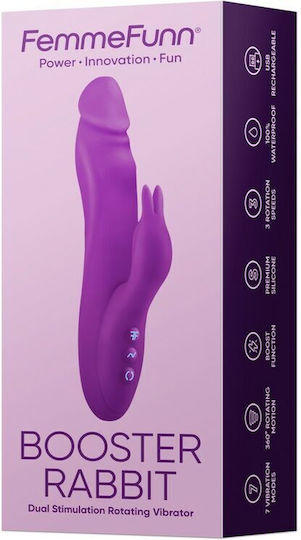 FemmeFunn Δονητής Rabbit 21.6cm Μωβ