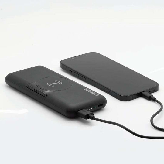 Nebo Външна Батерия 10000mAh с USB-A Изходен Порт и USB-C Изходен Порт Power Delivery Черна