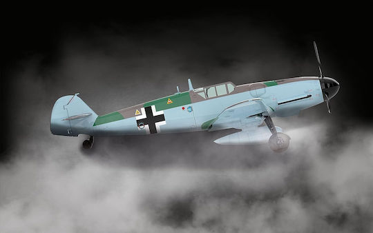 Revell Model Kit Messerschmitt Bf109 G-6 Easy-click Modeling Figure 54 Pieces in Scale 1:32 with Glue and Paints 31x28.4cm.