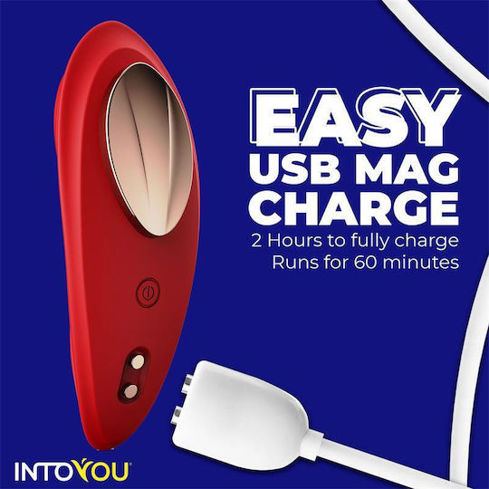 Vibrator for Couples with Remote Control Red