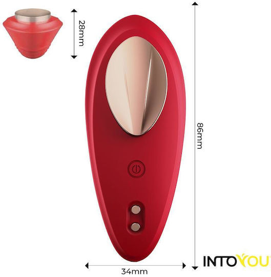 Vibrator for Couples with Remote Control Red