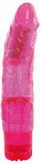 Toyz4lovers Jammy Jelly Blasty Glitter Ρεαλιστικός Δονητής 20cm Pink