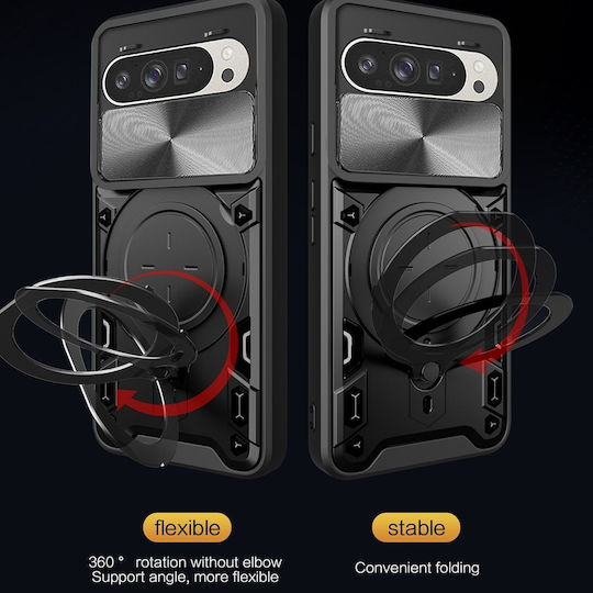 Techsuit Camguard Pro Back Cover Σιλικόνης Ροζ Χρυσό (Google Pixel 9 / 9 Pro)