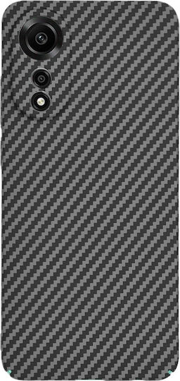 Techsuit Carbon Back Cover Σιλικόνης Μαύρο (Oppo A78 4G)