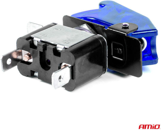 AMiO Διακόπτης On/Off Αυτοκινήτου 12V Universal Chevrolet Volt Μπλε