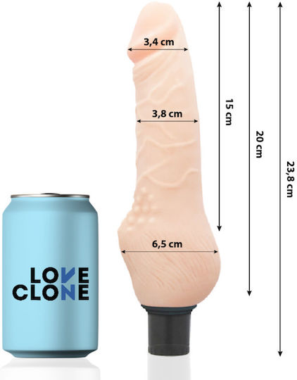 Nanma Loveclone Daven Realistic Vibrator 23.8cm Carne