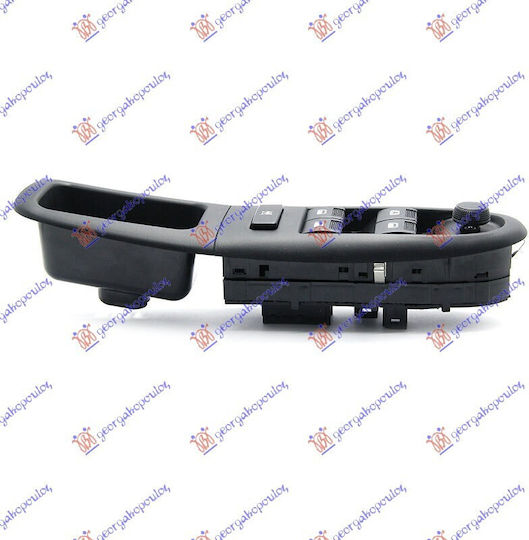 Electric Life Διακόπτης Παραθύρων Αυτοκινήτου για Peugeot 406 25pin Μαύρο