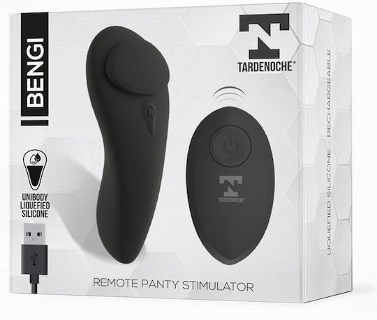 Tardenoche Mini Vibrator for Couples with Remote Control 9.3cm Black