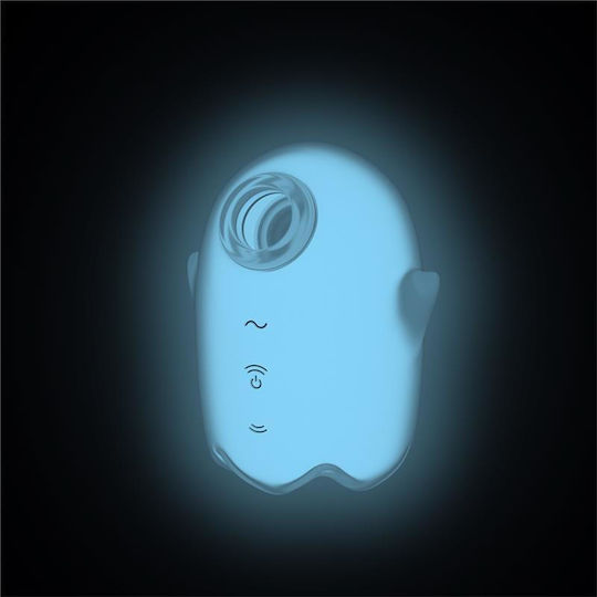 Satisfyer Glowing Ghost Αναρροφητής Αιδοίου με Δόνηση Λευκός