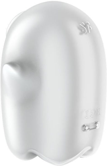 Satisfyer Glowing Ghost Αναρροφητής Αιδοίου με Δόνηση Λευκός