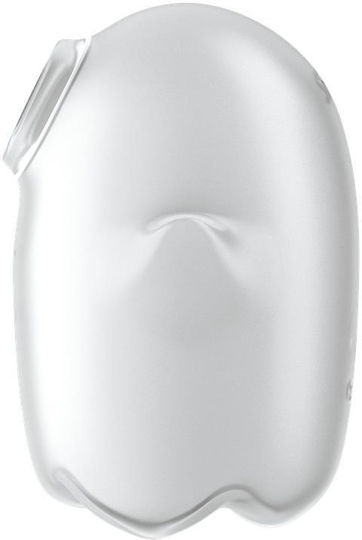 Satisfyer Glowing Ghost Αναρροφητής Αιδοίου με Δόνηση Λευκός