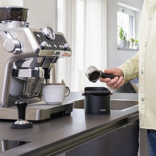 Recipient Cafea Xavax Barista 11x11.5 Cm Oțel Inoxidabil Negru