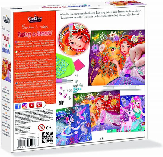 Crealign Children's Craft with Diamonds - Fairies for Children 5+ years Years