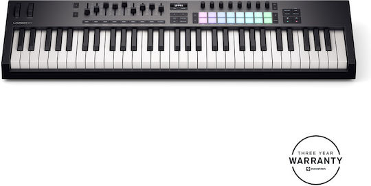 Novation Midi Controller Launchkey with 61 Keys Black